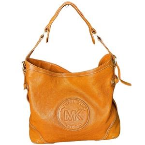 Michael Kors Brown Leather Shoulder Bag